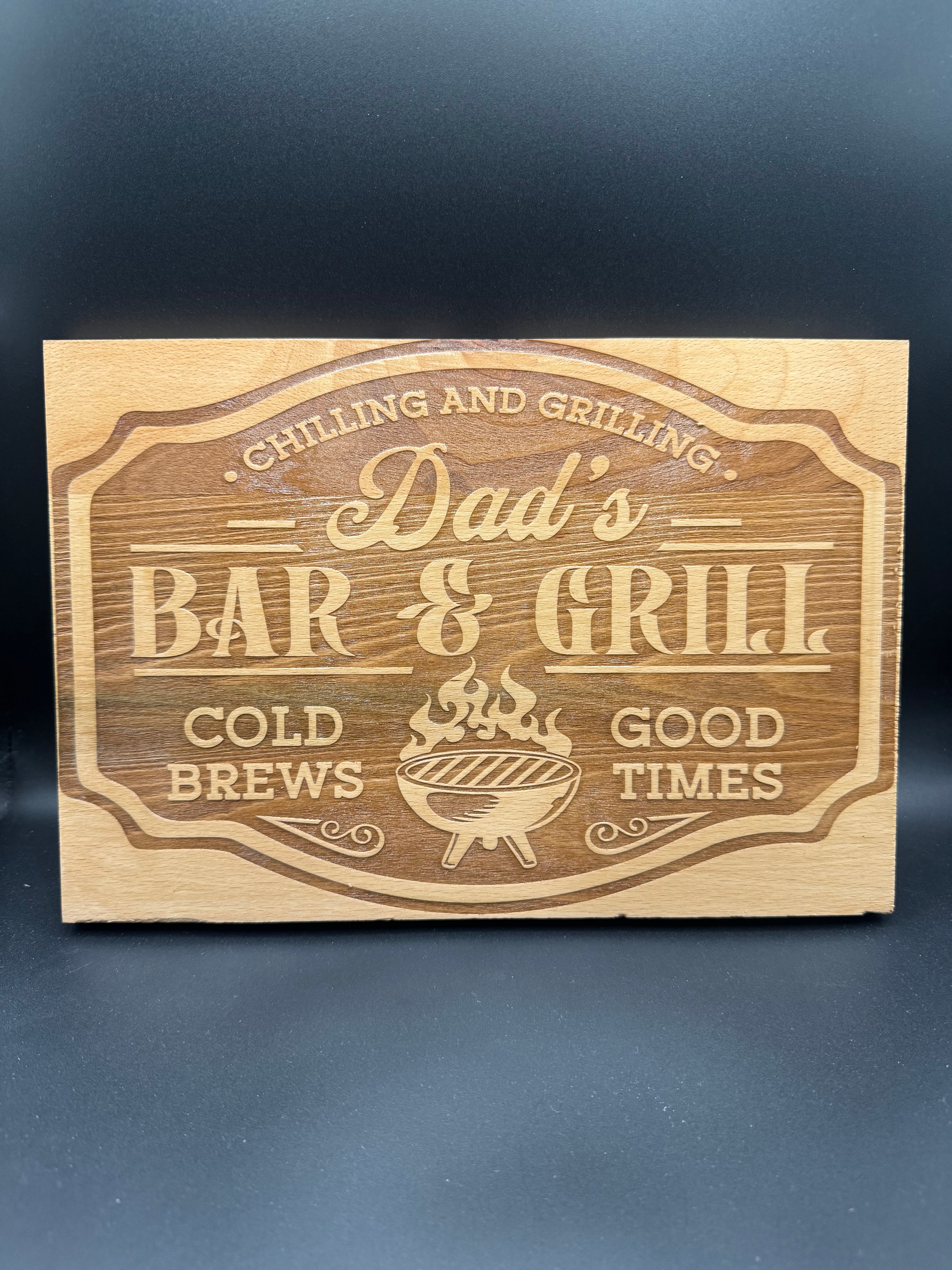 Dad's Bar and Grill (7 1/2" x 11")