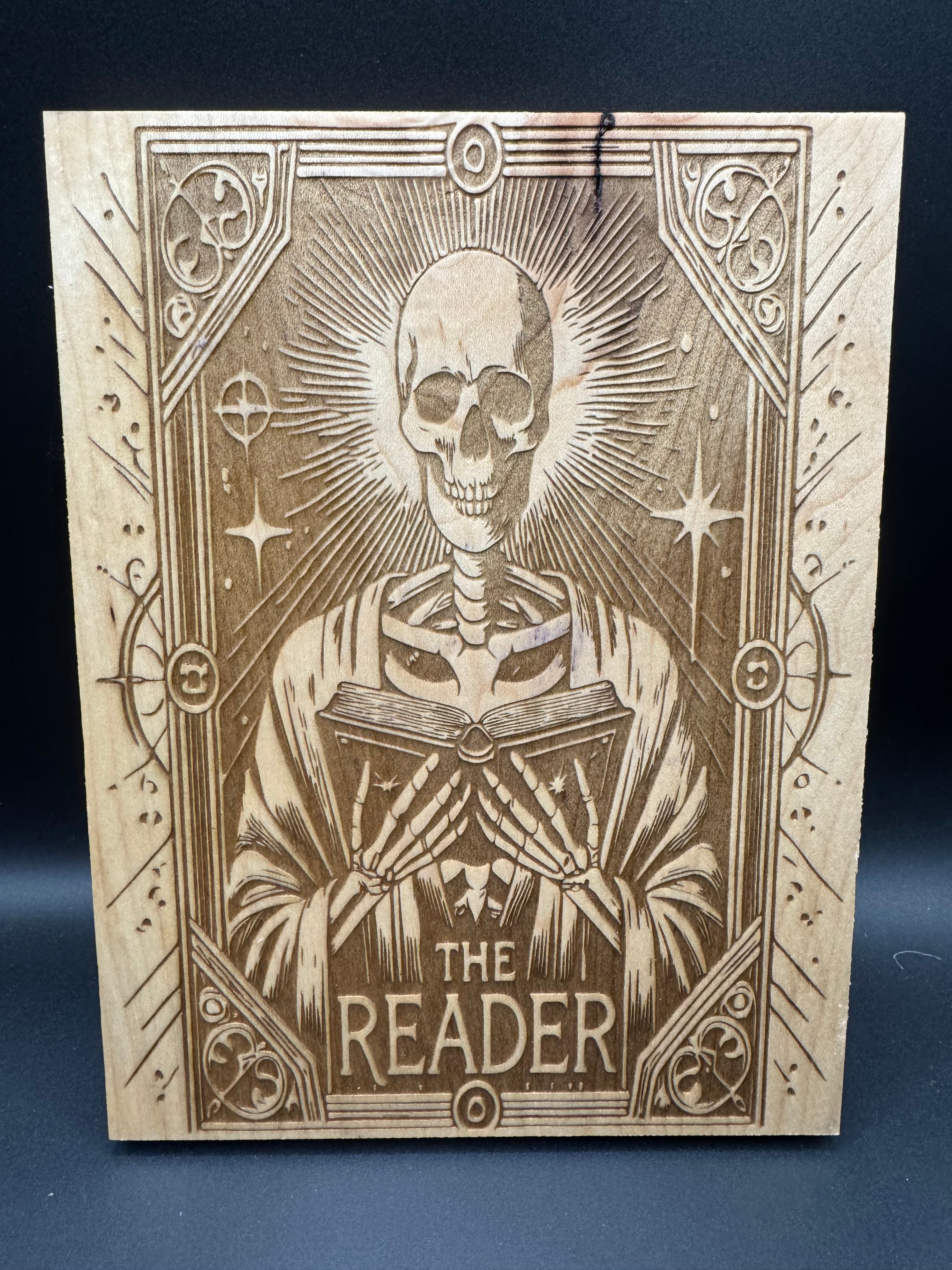 Wooden "the Reader" sign (6" x 8")