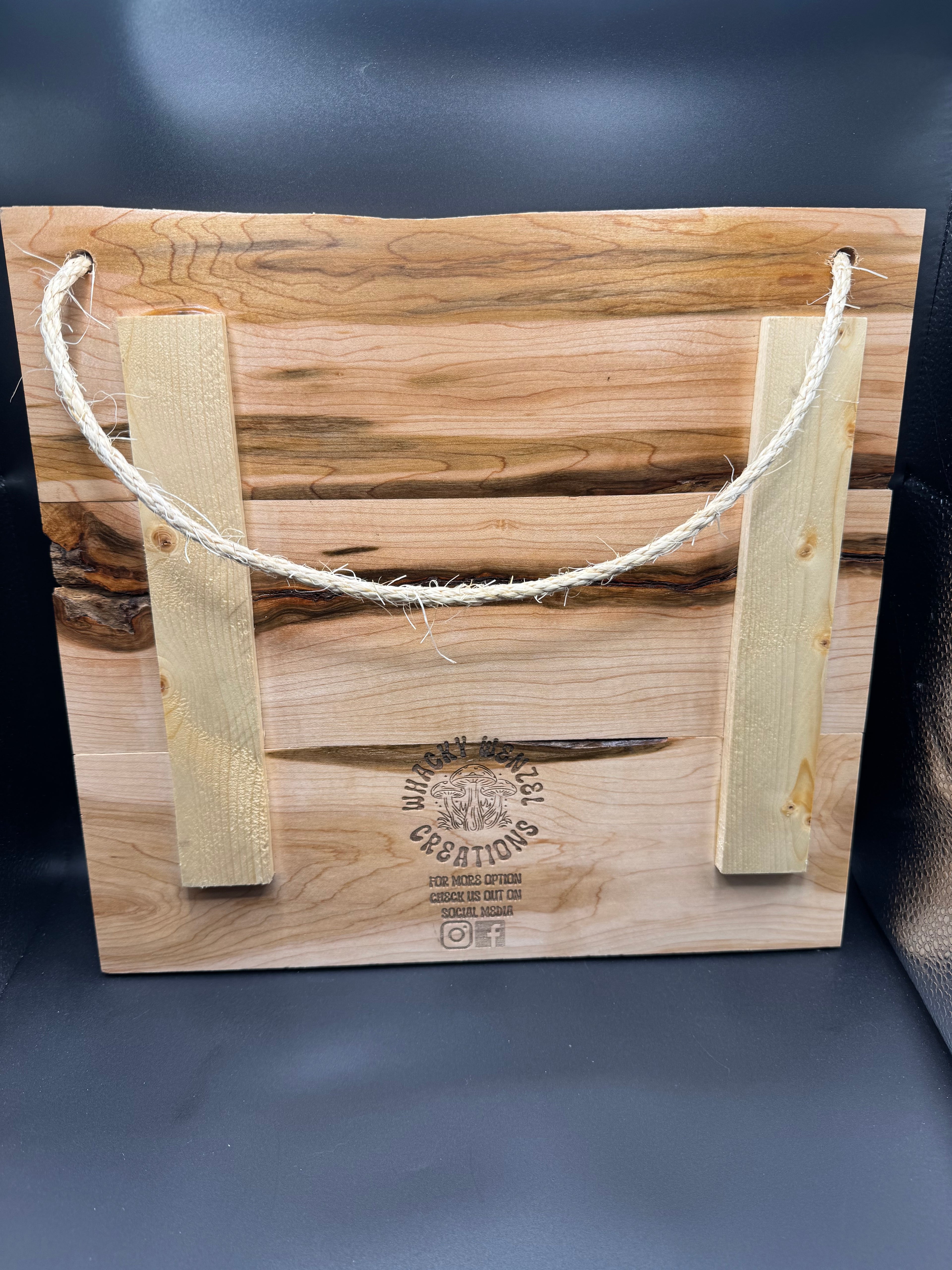 Wooden Farm scene Sign (13" x 12 1/4")