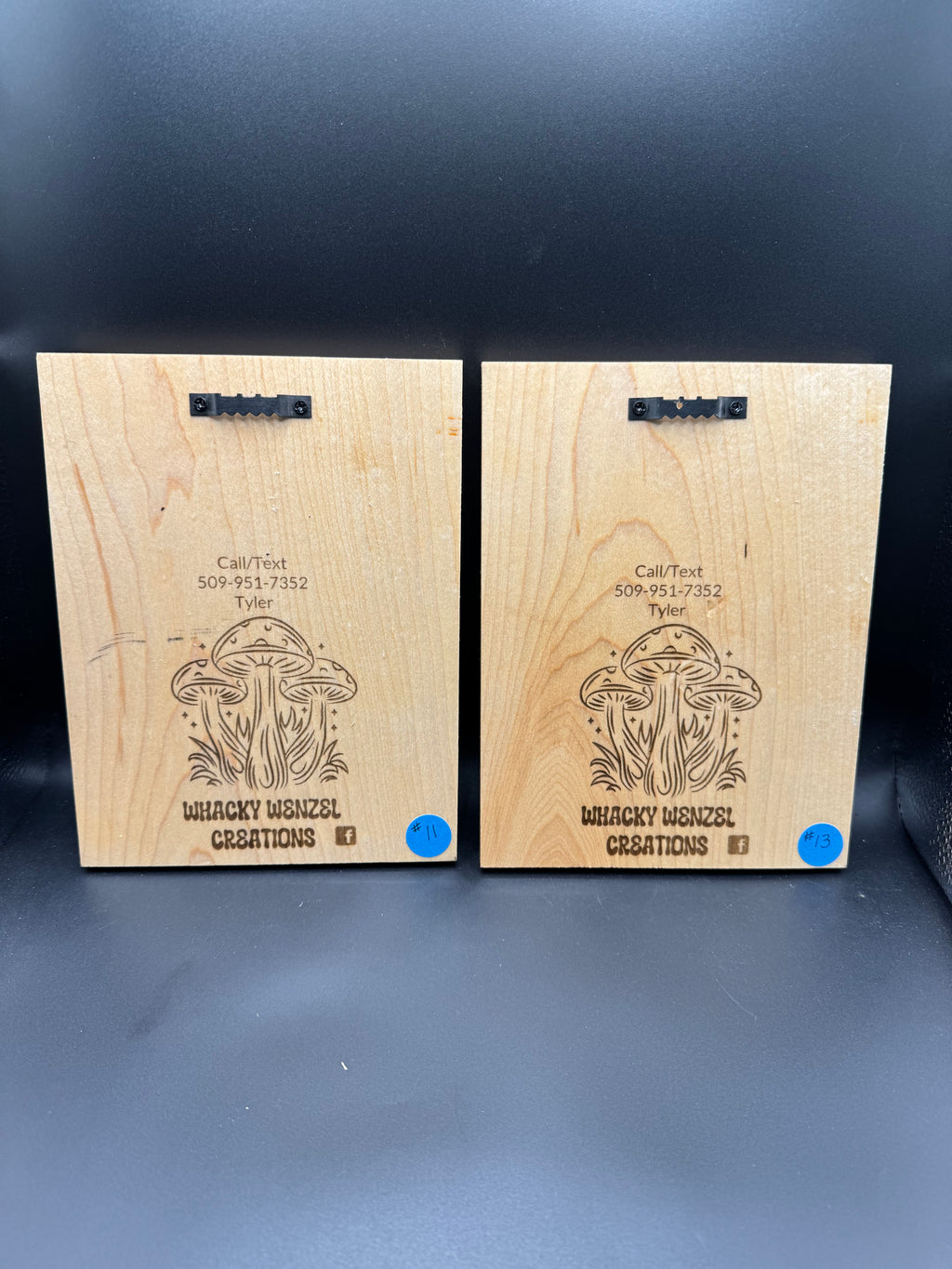 2-Pack hilarious skeleton kitchen sign set Wood signs (6" x 8")